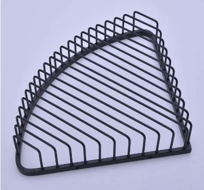 Wall Mounted Brass Rack Zinc Alloy Bathroom Corner Basket High Quality Storage Basket SS304 Shower Shelf Chinese OEM Factory