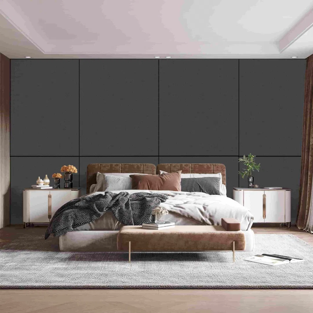 Solid Wood Bedroom Wardrobe with Natural Wood Veneer Satin Finish New Chinese Style Soft Close Hinge Wear Resistant