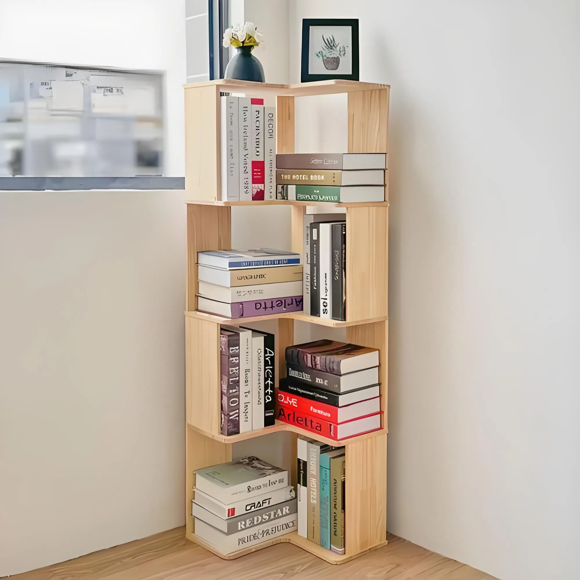 Modern Custom Design Chinese Study Room Home Office Furniture Bookcase