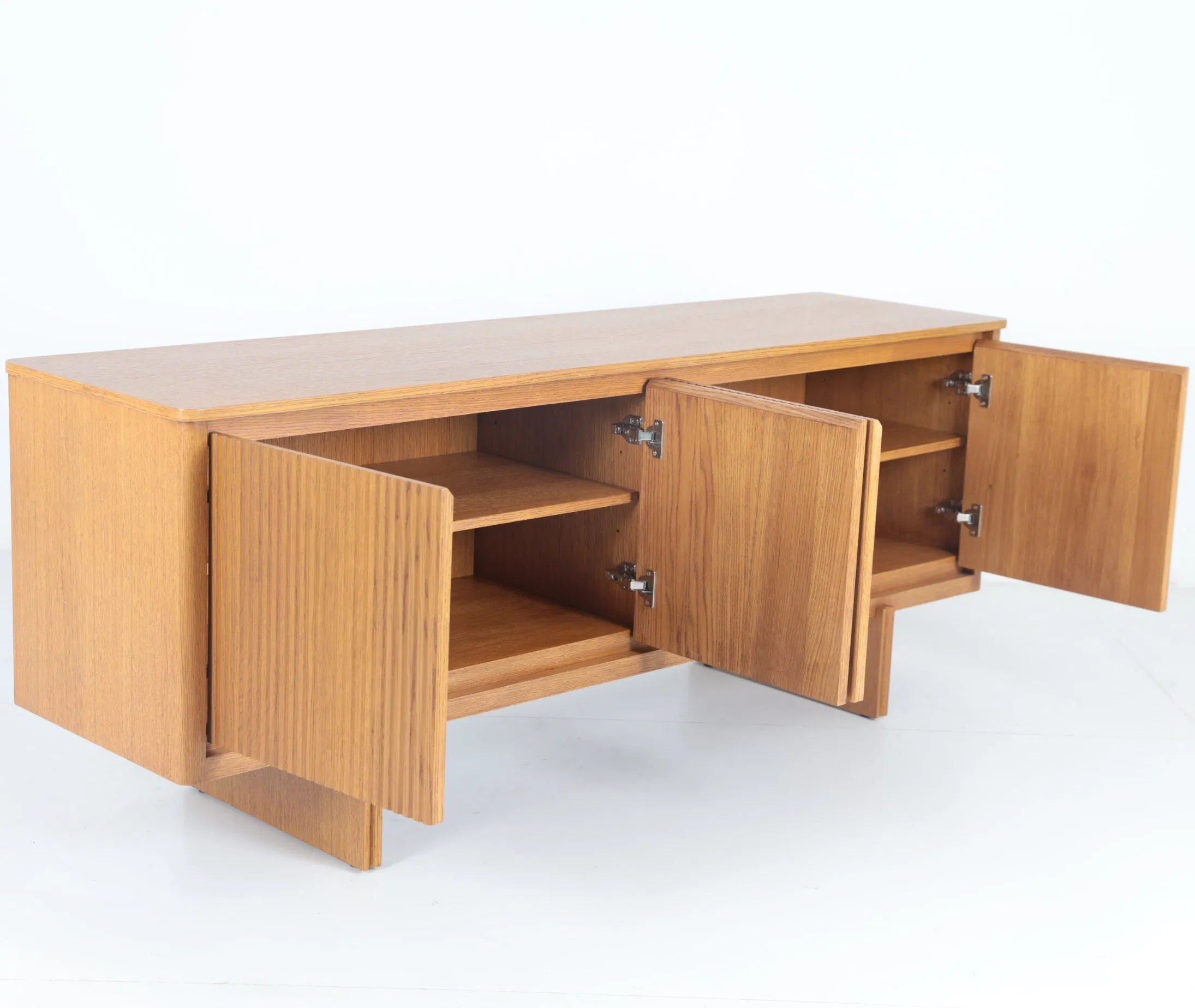 Textured Modern Style Orange Console Cabinet with High Quality