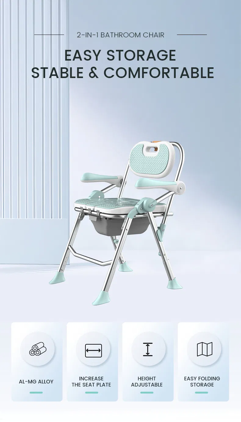 Folding Commode Shower Chair Overview