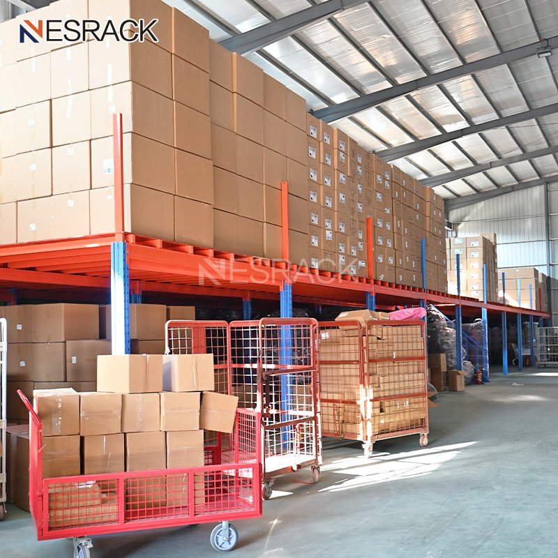 Steel Platform Chinese Shopping Rack Metal Storage Warehouse Shelves Industry Pallet Stacking Racks &amp; Shelves