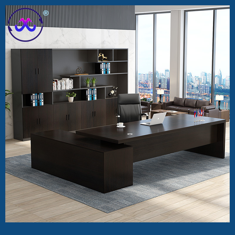 Sleek Modern Executive Office Desk - Premium Chinese Workstation