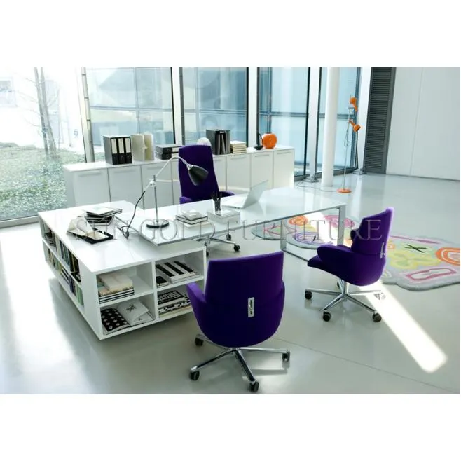 Executive Office Desk Front View