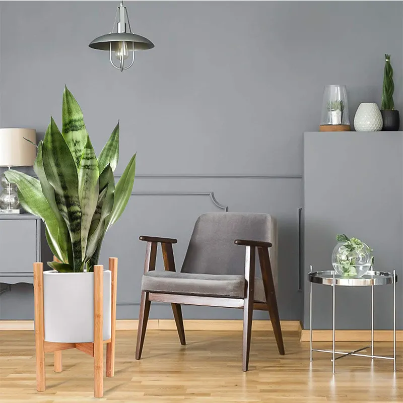 Bamboo Plant Stand 8