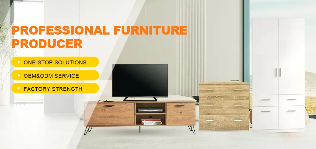 Luxury Modern Wood TV Cabinet