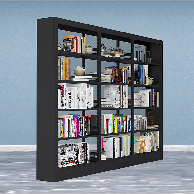 Customized Library Furniture Metal Bookshelf Steel Cabinet Office Bookcase