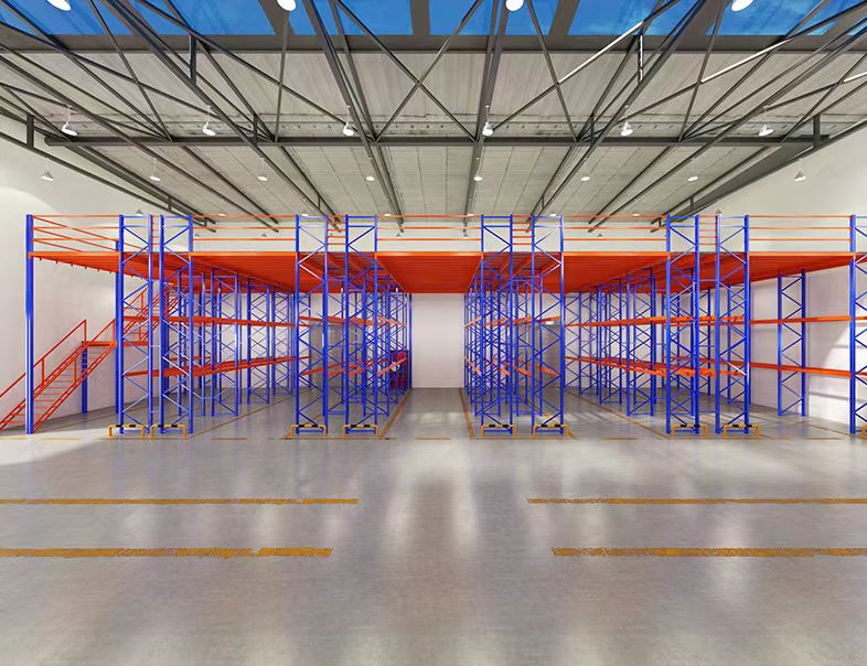 Steel Platform Chinese Shopping Rack Metal Storage Warehouse Shelves Industry Pallet Stacking Racks &amp; Shelves