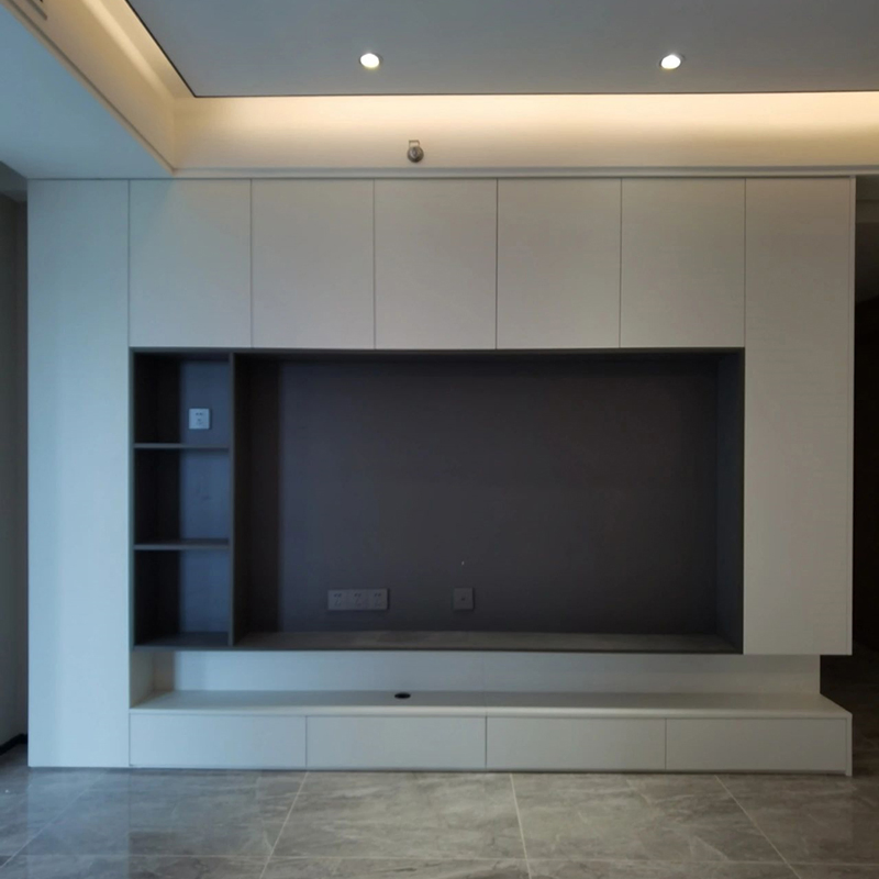 Modern Wooden Console Bench Cabinet Office TV Stand Wall Hanging Cabinet Home Living Room Furniture