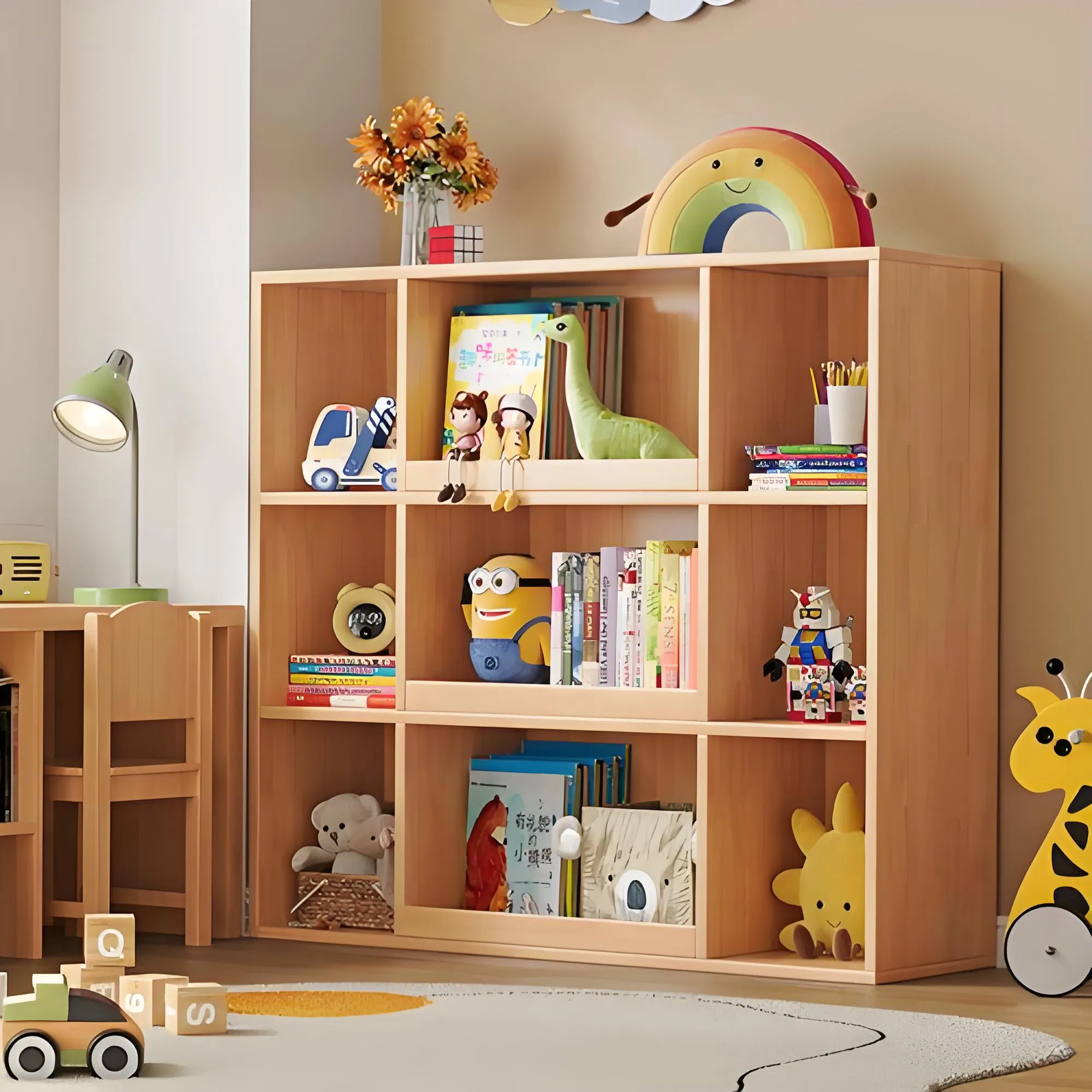 Modern Custom Design Chinese Study Room Home Office Furniture Bookcase