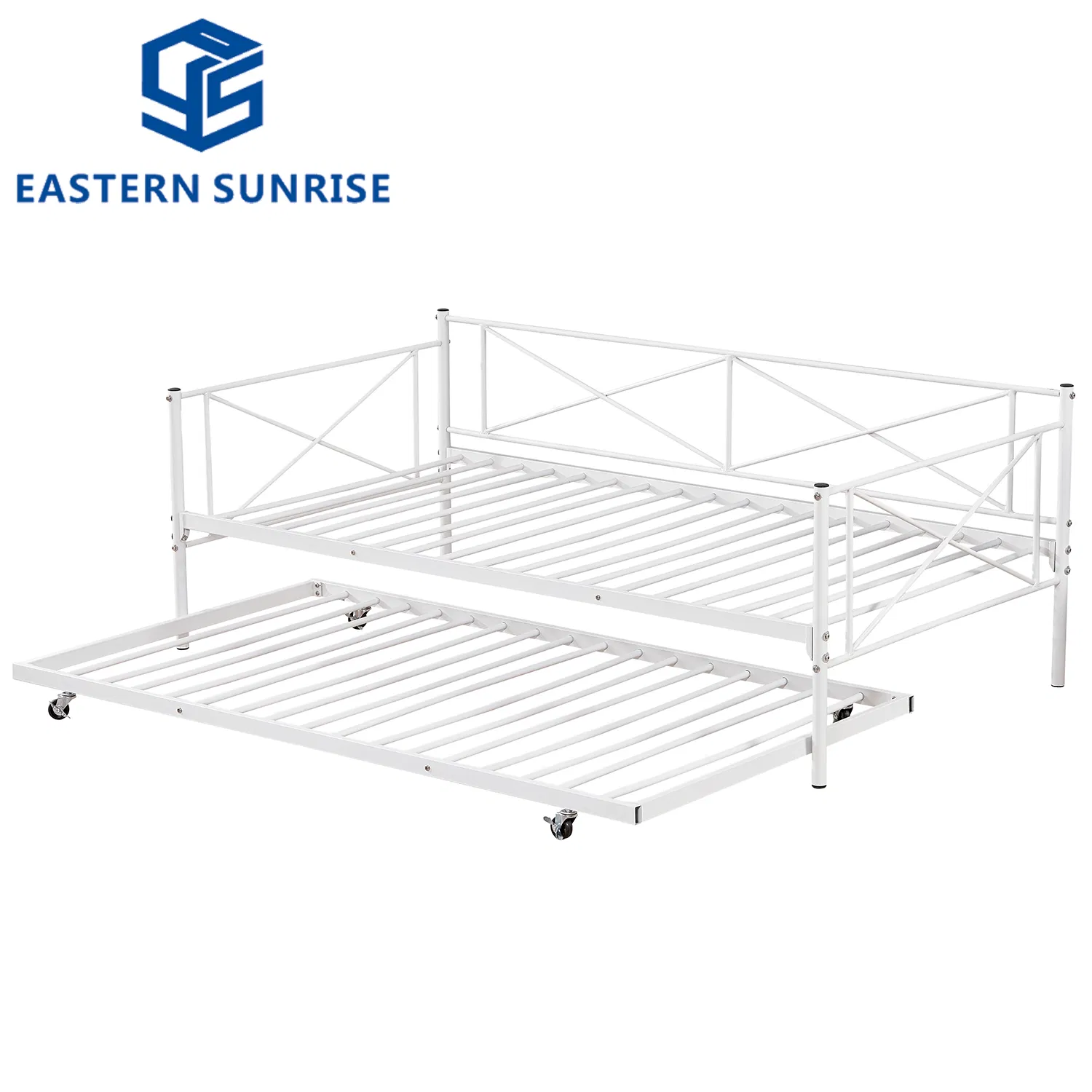 Perfect for Guests or Kids Modern Twin Metal Daybed