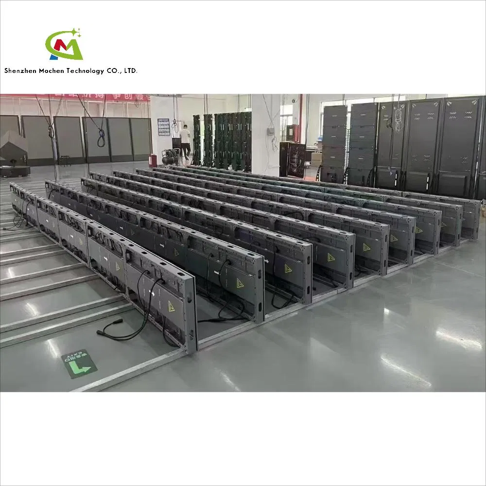 P3.91 Tile Screen Indoor Outdoor Full Color Shopping Mall Stage LED Floor Electronic Screen Interactive Game Tile Screen