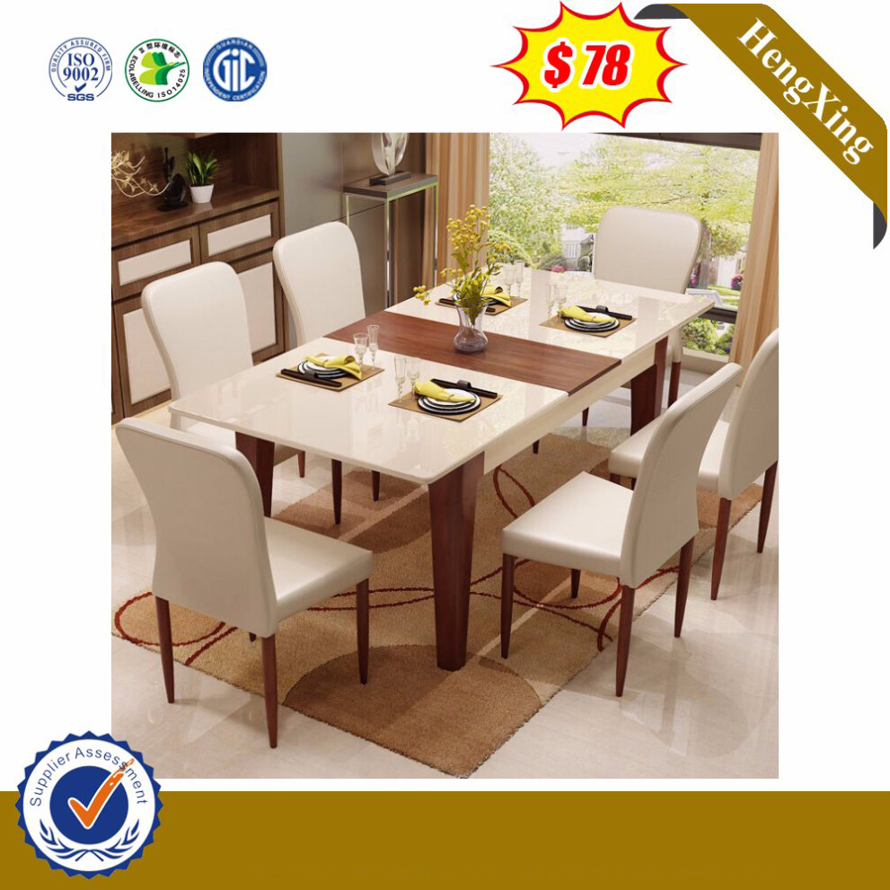 Chinese Cheap Price Modern Wooden Dining Room Patio Furniture Set Dining Table with Outdoor Chair