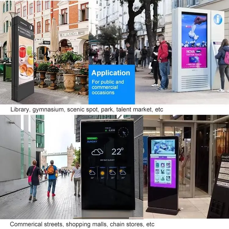 High Brightness LCD Totem