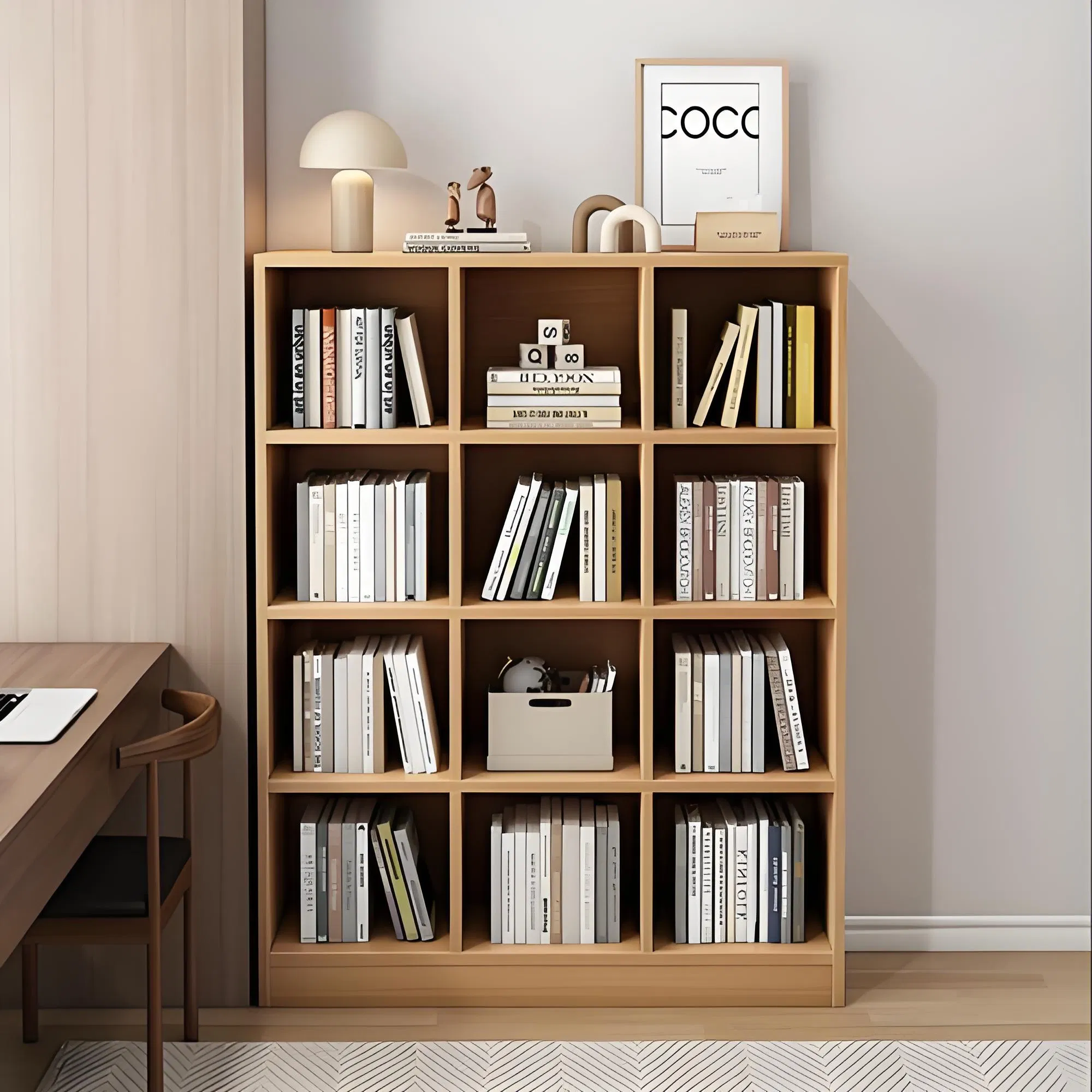 Modern Custom Design Chinese Study Room Home Office Furniture Bookcase