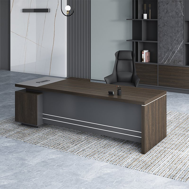 Luxury Modern Chinese Wooden Director Home Furniture Computer Executive Table Office Desk