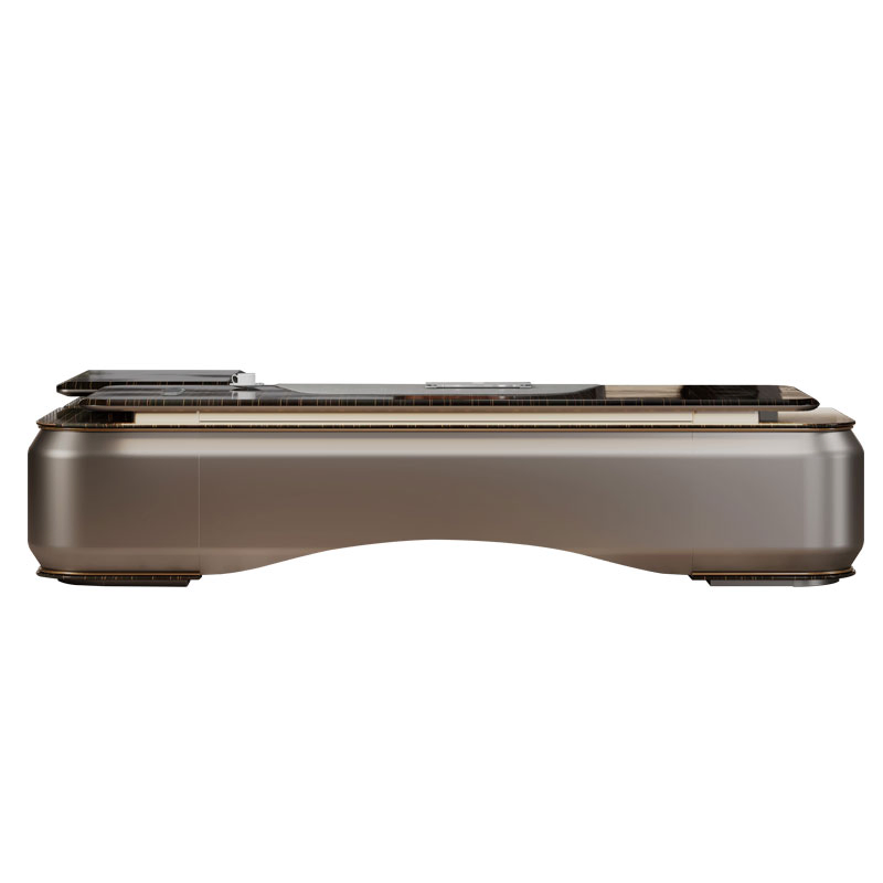 Yolanda Chinese Manufacturer Office Furniture Wooden Desk Melamine Faced Chipboard Luxury Wooden Executive Desks