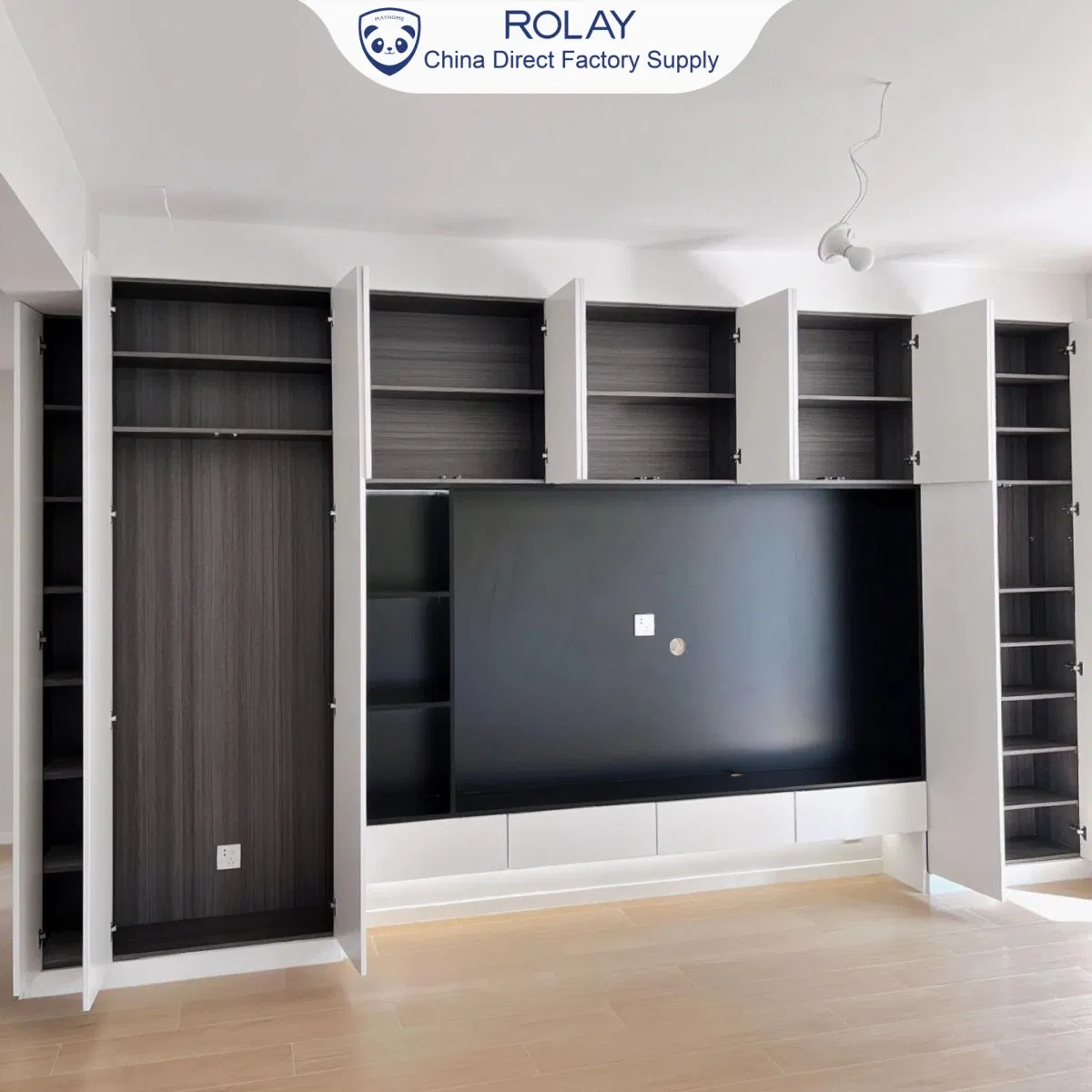 OEM Anti-Collapse Design Safe Adhesive Durable Core Alloy Aluminum Frame Console Cabinet