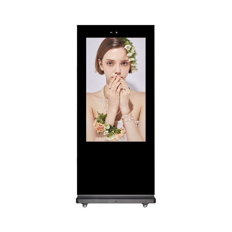 Outdoor 55 65 Inch Outdoor Digital Signage Nano Touch LCD Digital Signage Outdoor Floor Standing Screen