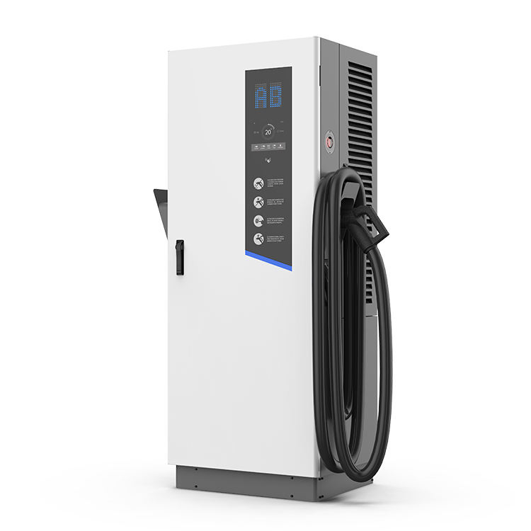 Level 3 Outdoor 120kw Electric Car Charger with Cable Management System Nayax Payment EV Charging Station New Condition