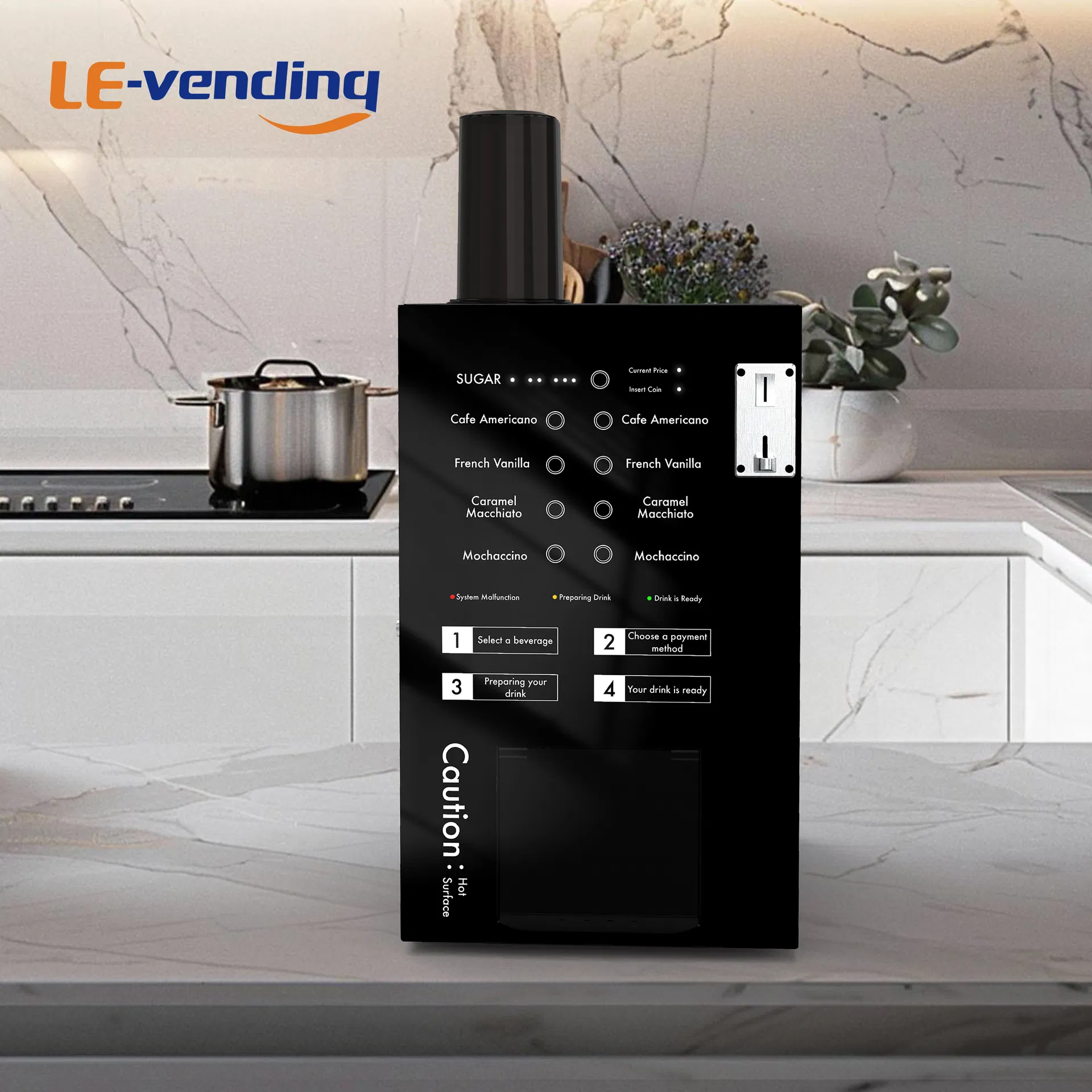 Coffee Vending Machine Main View