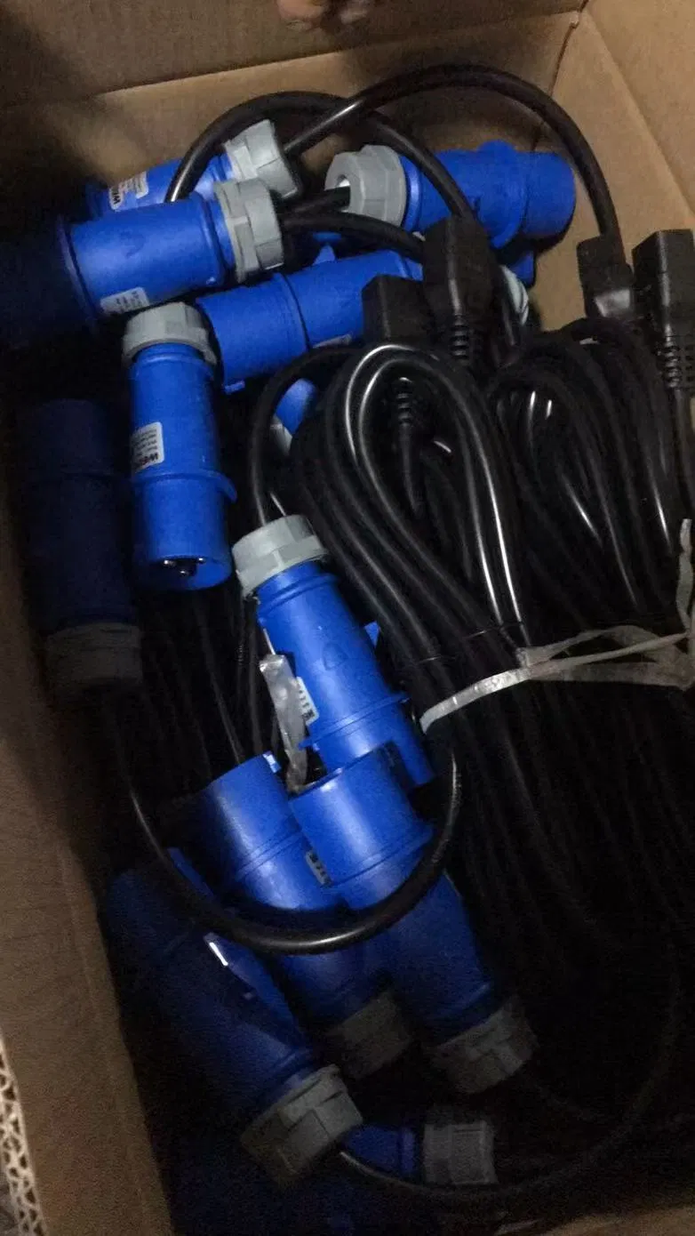 IEC60309 Industrial Plug IP44 to C19 Extension Power Cord 16A 250V 3*1.5mm, EV Charging Power Cord Cable