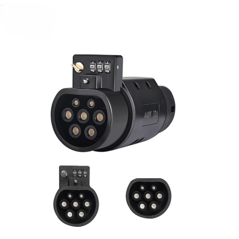 Portable Gbt to Type2 AC EV Charging Adapter for Travel and Home Use