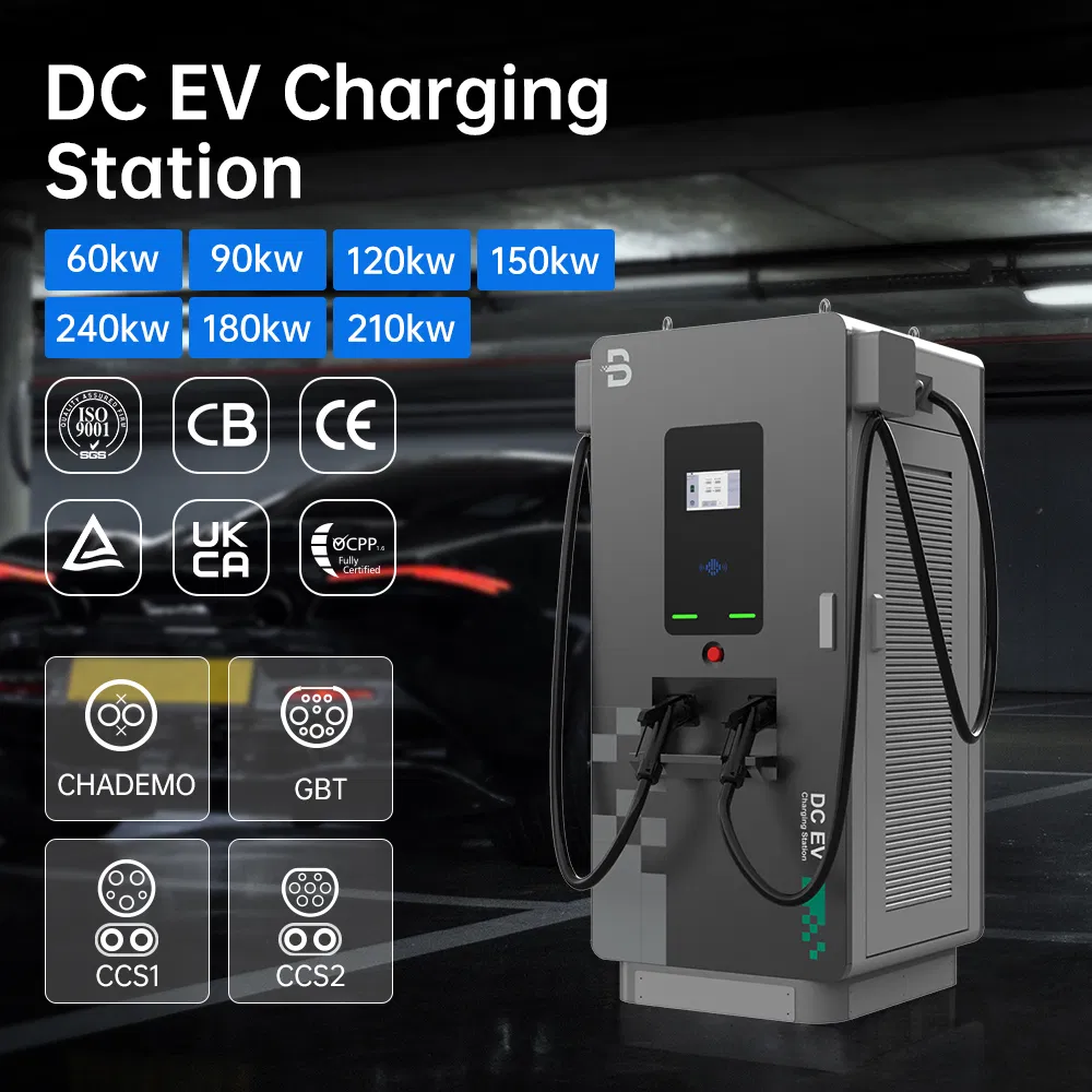 Beny IP55 Commercial 60kw 90kw 120kw 240kw DC Car Charging Station EV Charger Electric Vehicle with Cable Management System