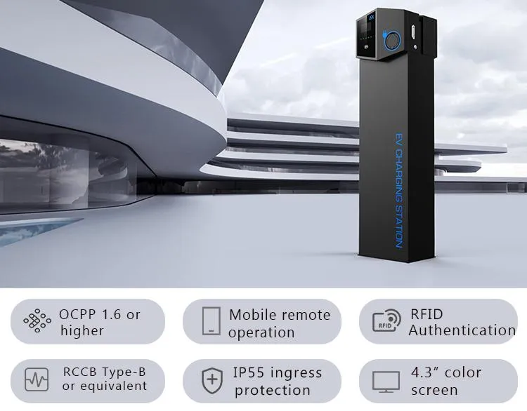 44kw Ocpp AC EV Charger Car Floor Mounted Charging Station