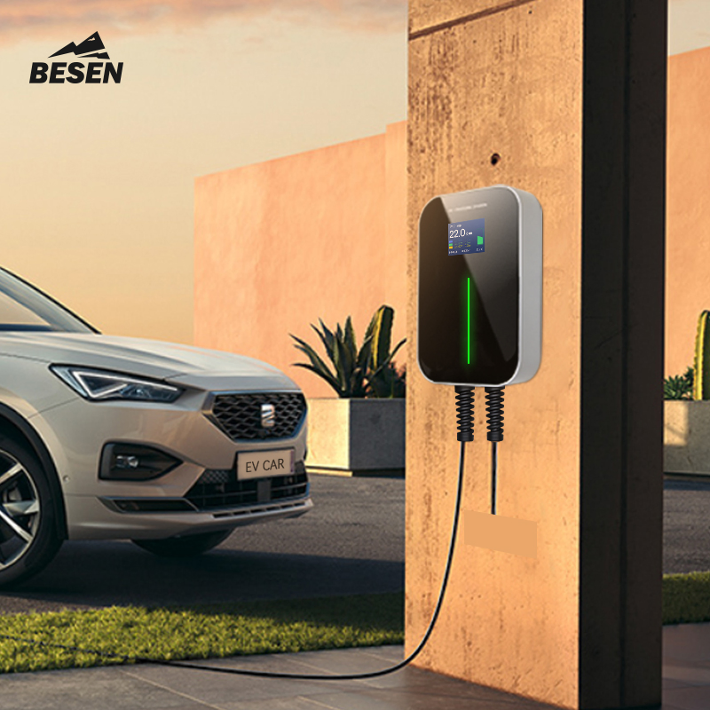 EV Charging Station 32A (22kw) with 20FT IEC 62196 Cable &amp; NEMA 14-50 Plug