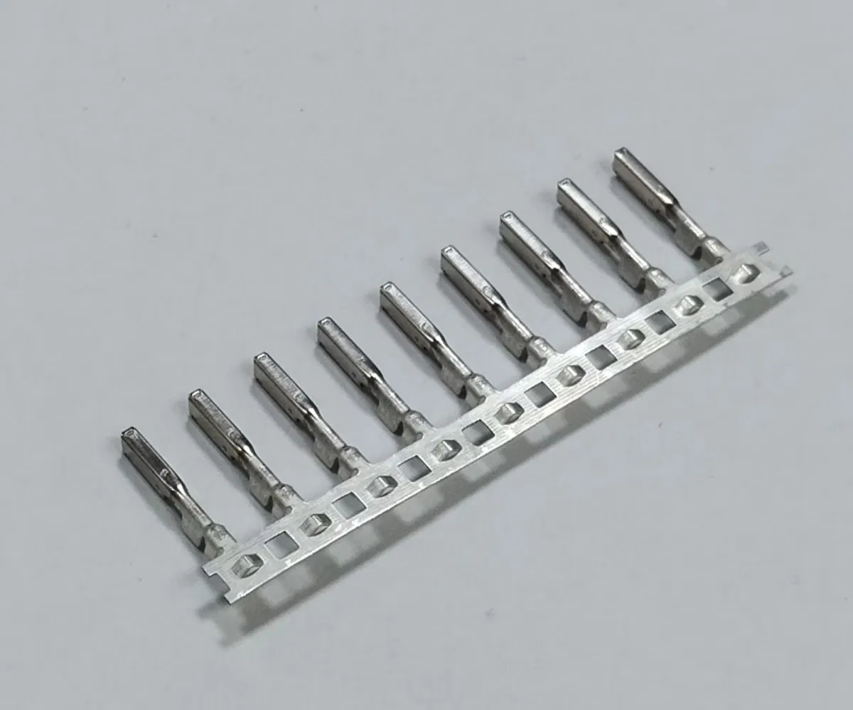 High-Tolerance Stamped Bullet Connectors: Phos-Bronze Pin &amp; Socket Crimp Terminals