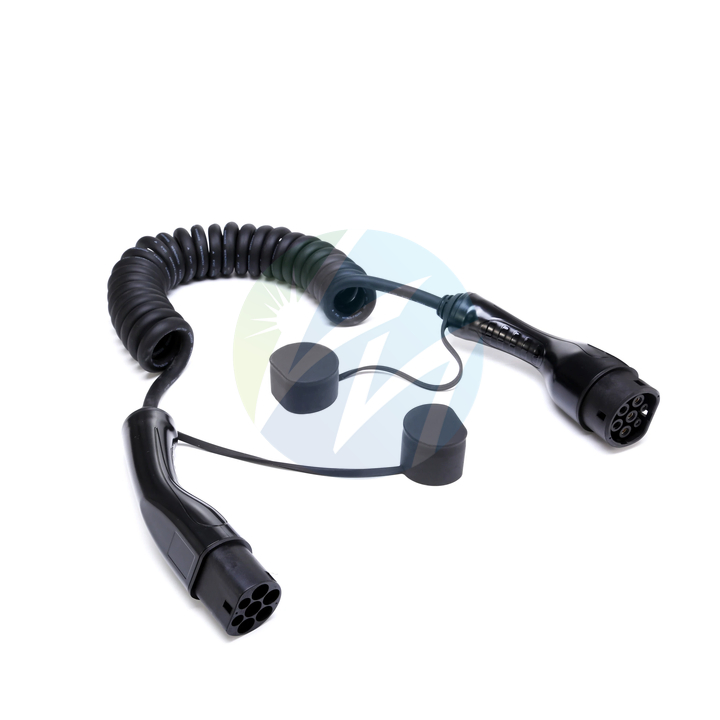 EV Charging Extension Cable Type2 to Type 2 Three Phase 11kw 22kw Customizable Length 5m 7m 10m