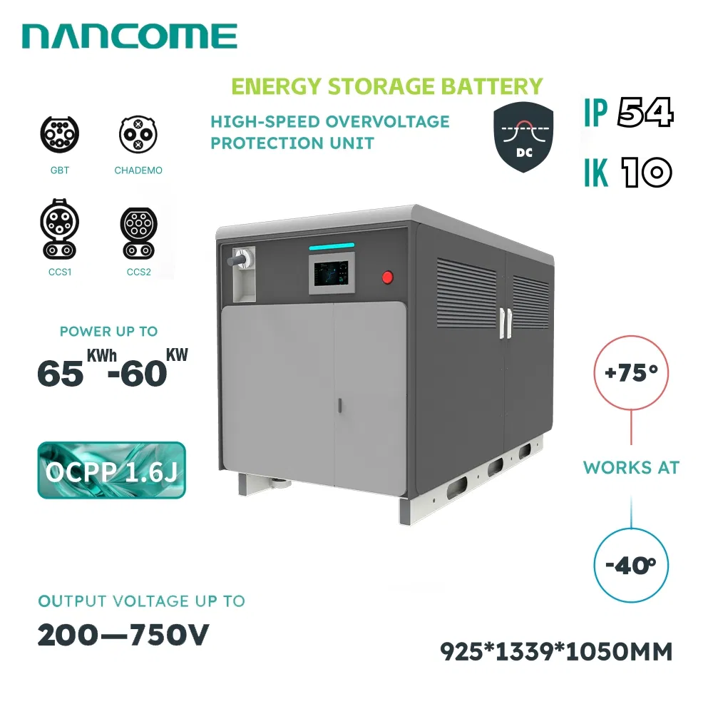 Nancome Smart Energy Storage System for EV Charging Support with Fast Installation