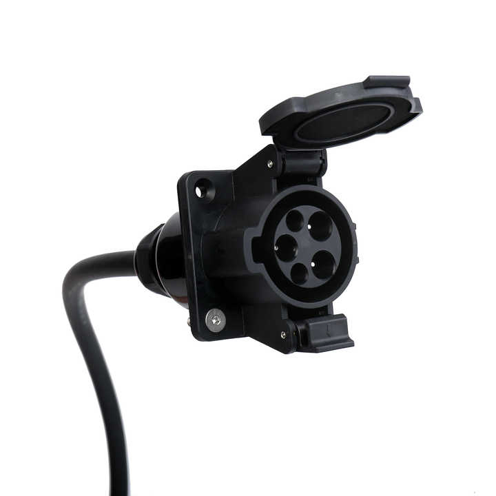 16A Type 2 EV Charging Plug and Socket 0.8m Cable EV Charging Plug