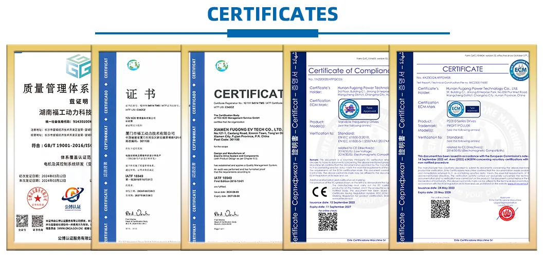 Quality Certifications