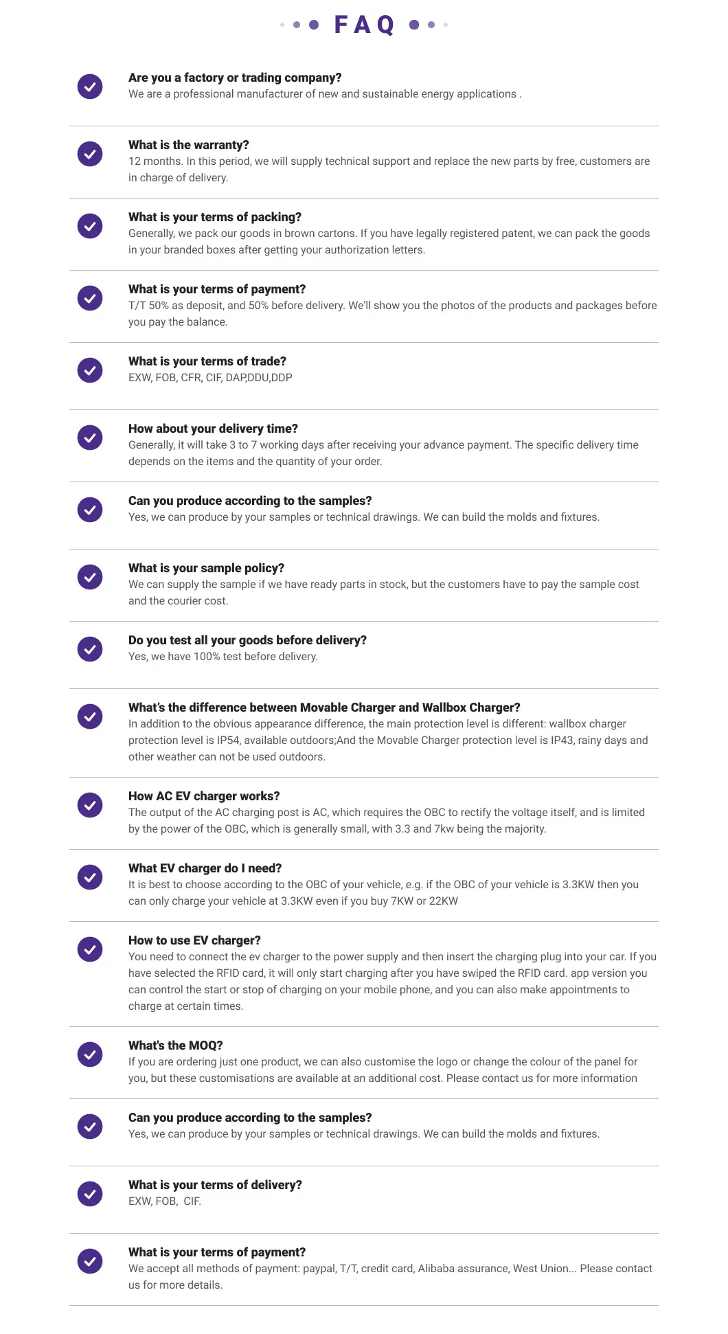 FAQ Infographic