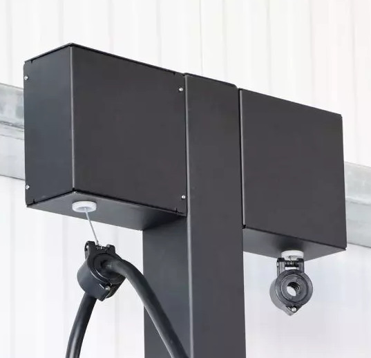The Role of an EV Charger Cable Tightener in Ensuring Efficient and Safe Charging, Works with All EV Charging Stations, Wall Mounted Cable Management System