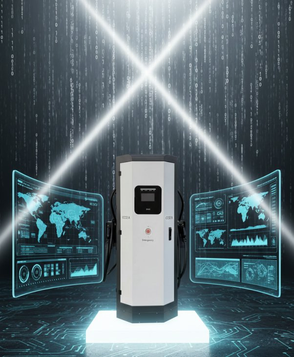 K061 Commercial EV Charging Equipment with Dual Front-End Power Interfaces