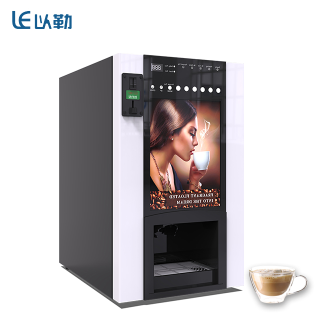 Table Top Commercial Dispensing Cups Automatic Fully 6 Kinds Drinks Turkish Coffee Vending Machine
