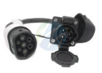 EV Charging Adapterj1772 Male Socket Type 2 to Gbt Female Plug Single-Phase 32A