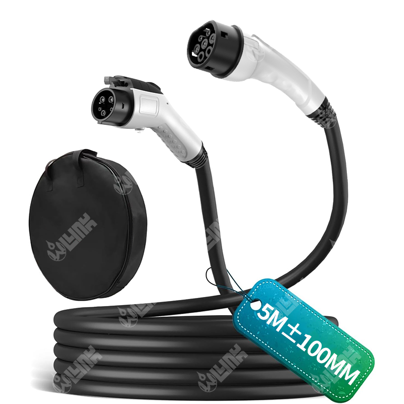 High-Quality Type 2 to J1772 EV Charging Extension Cable