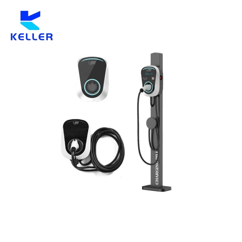 7kw 32A Wall-Mounted AC EV Charging Station Type 2 Smart System for Home