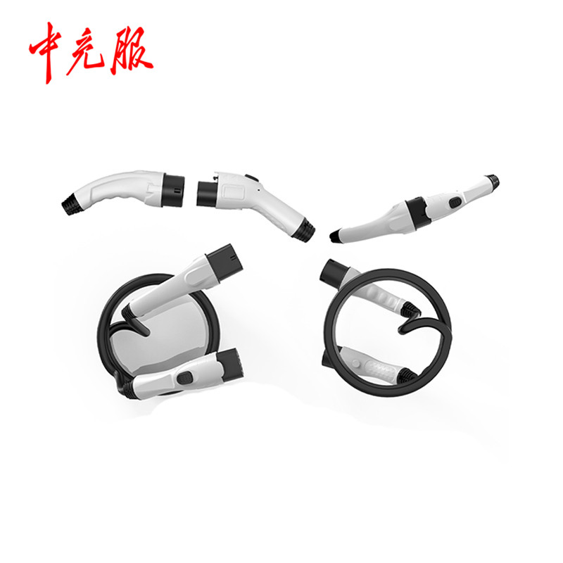 Zhongchongfu Type 2 to Gbt Extension Cord 32A High-Power EV Charging Cable with Compact Build Fast Connection and Reliable Performance for Public Stations