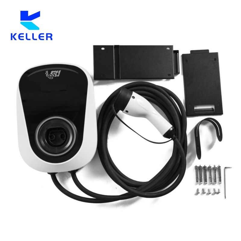 22kw 32A Wall-Mounted AC EV Charging Station Type 2 Smart System for Home