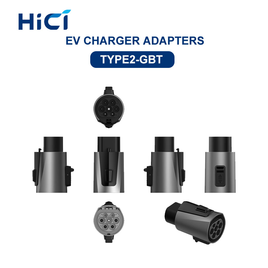Type 1 to Type 2 EV Charger Adapter SAE J 1772 to IEC 62196 European Standard EV Charger Converter Adapter 16A 32A for Evse Charging