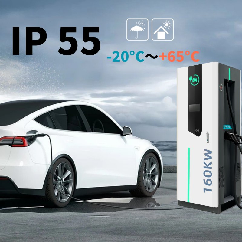 Integrated CCS2/Gbt Dual-Port DC EV Charger System 60-360kw with Csms Platform