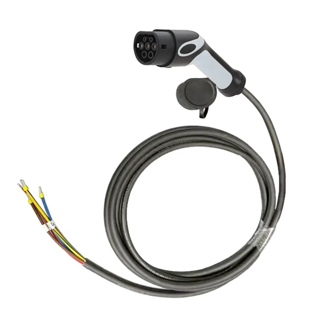 16A 32A Type 2 Single Phase Female Plug EV Charging Plug for European Electric Vehicle