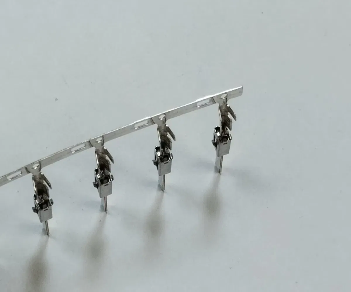 Automotive-Grade Bullet Terminals: Stamped Phos-Copper Male/Female Crimp Pairs