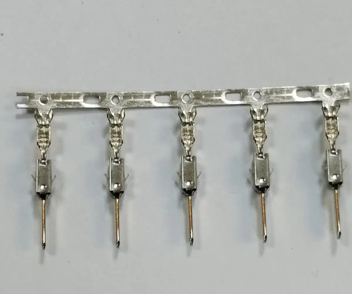 Automotive-Grade Bullet Terminals: Stamped Phos-Copper Male/Female Crimp Pairs