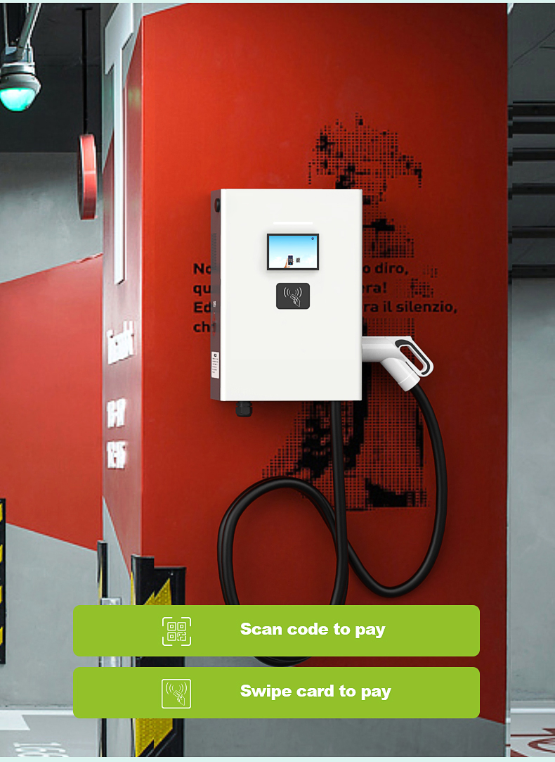 20kw/30kw Factory Price Wall Mounted DC EV Charging Stations Equipment